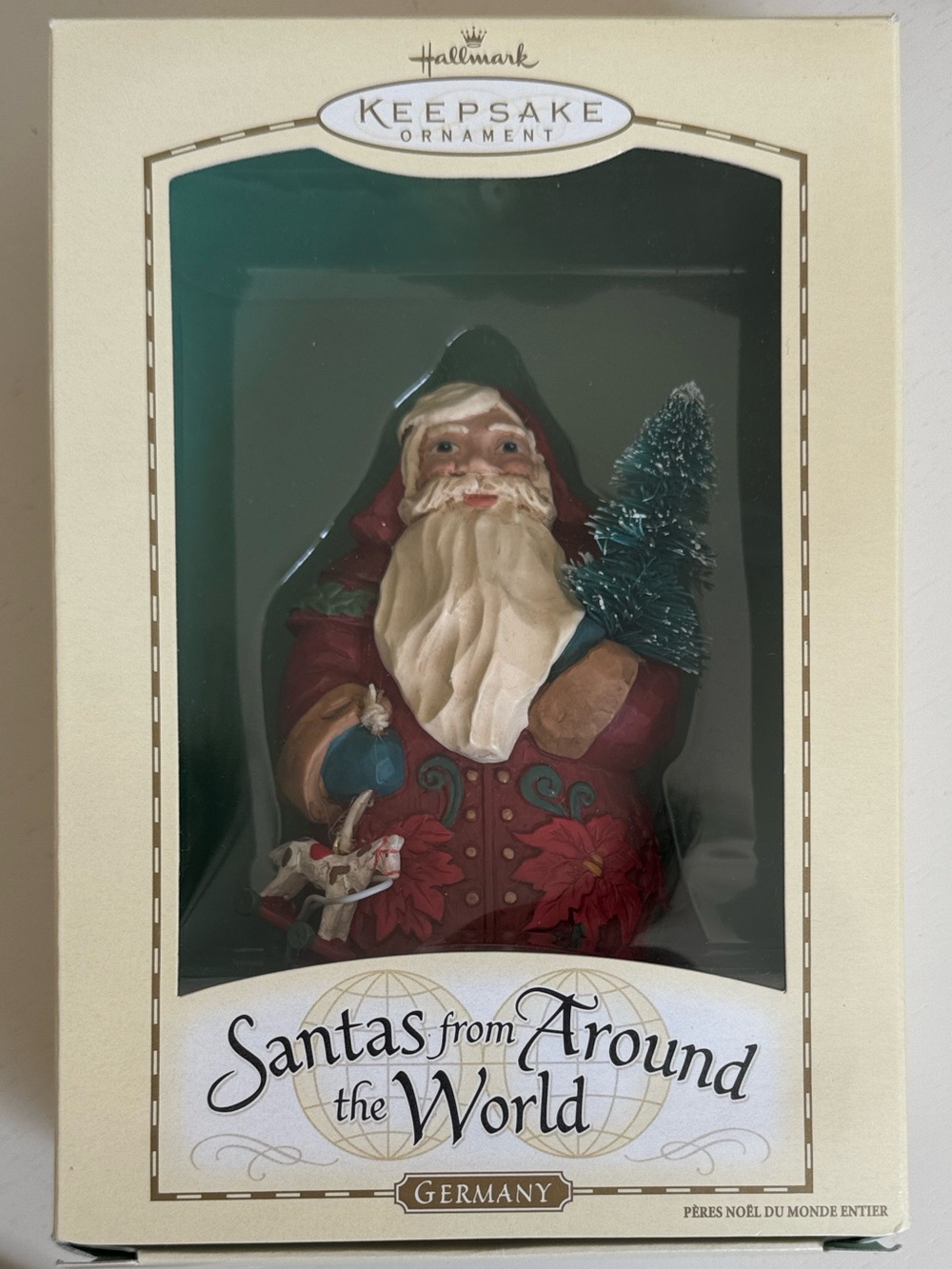 Hallmark German Santa Christmas Ornament